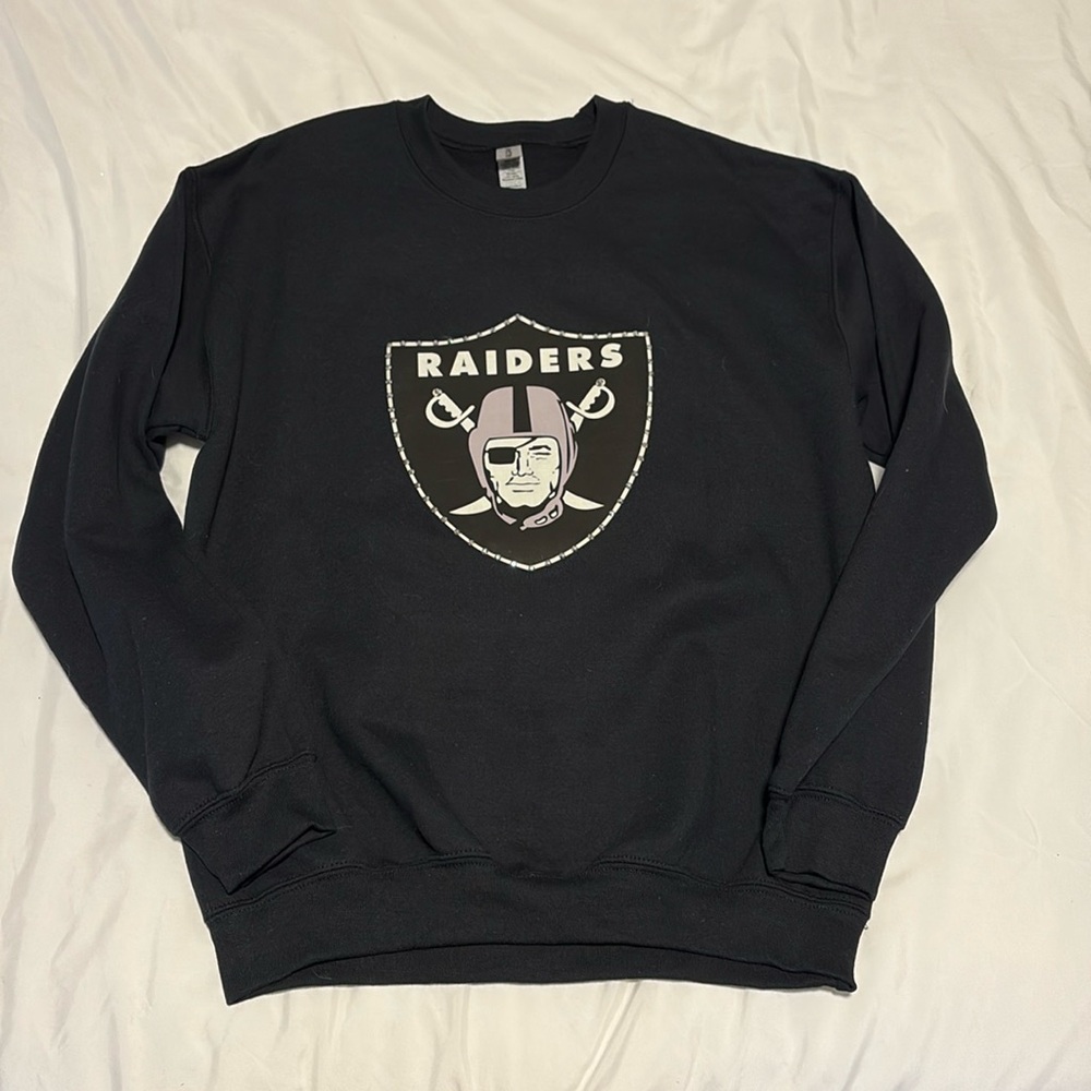 Raiders sweatshirt with rhinestones- brand new